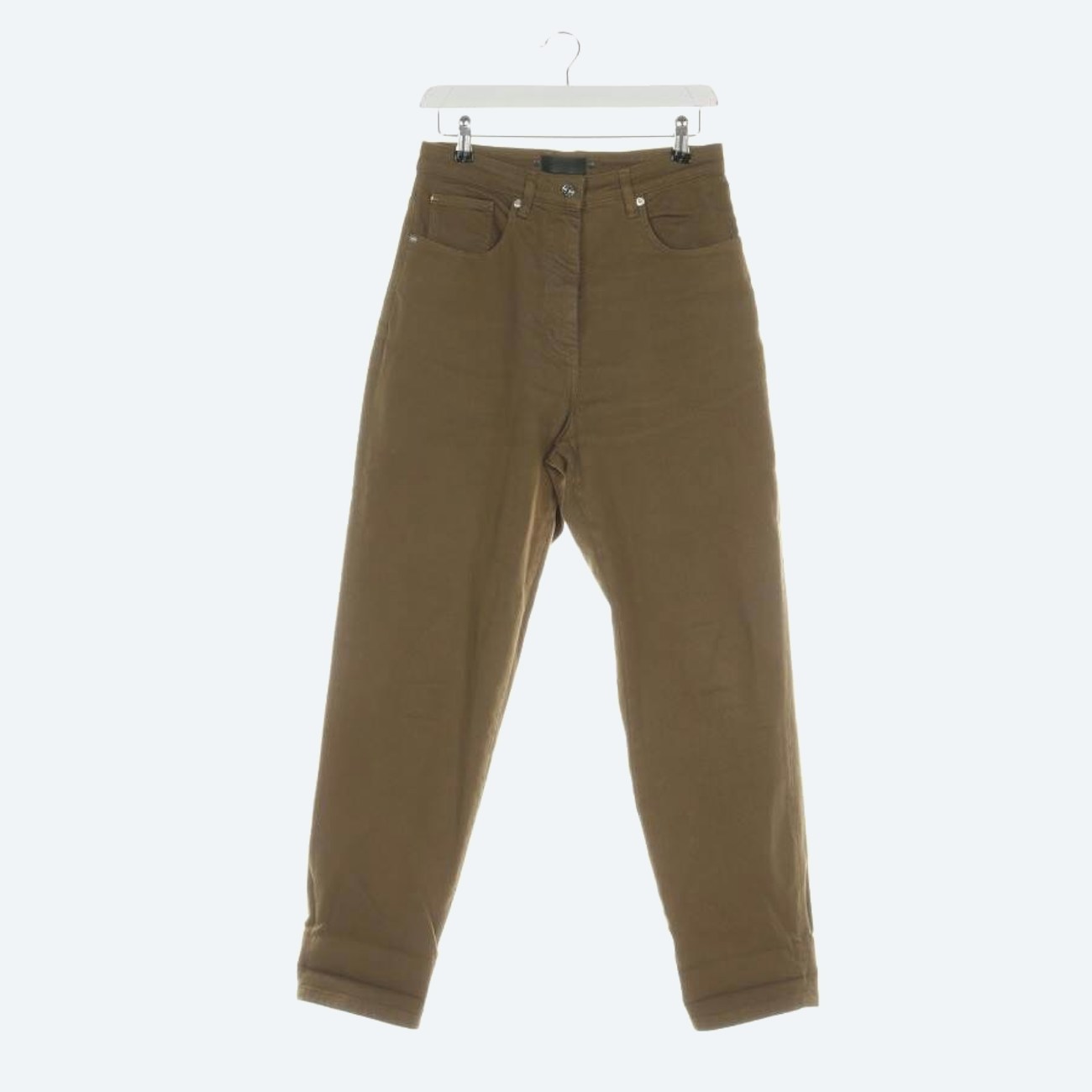 Image 1 of Jeans Straight Fit W26 Olive in color Green | Vite EnVogue