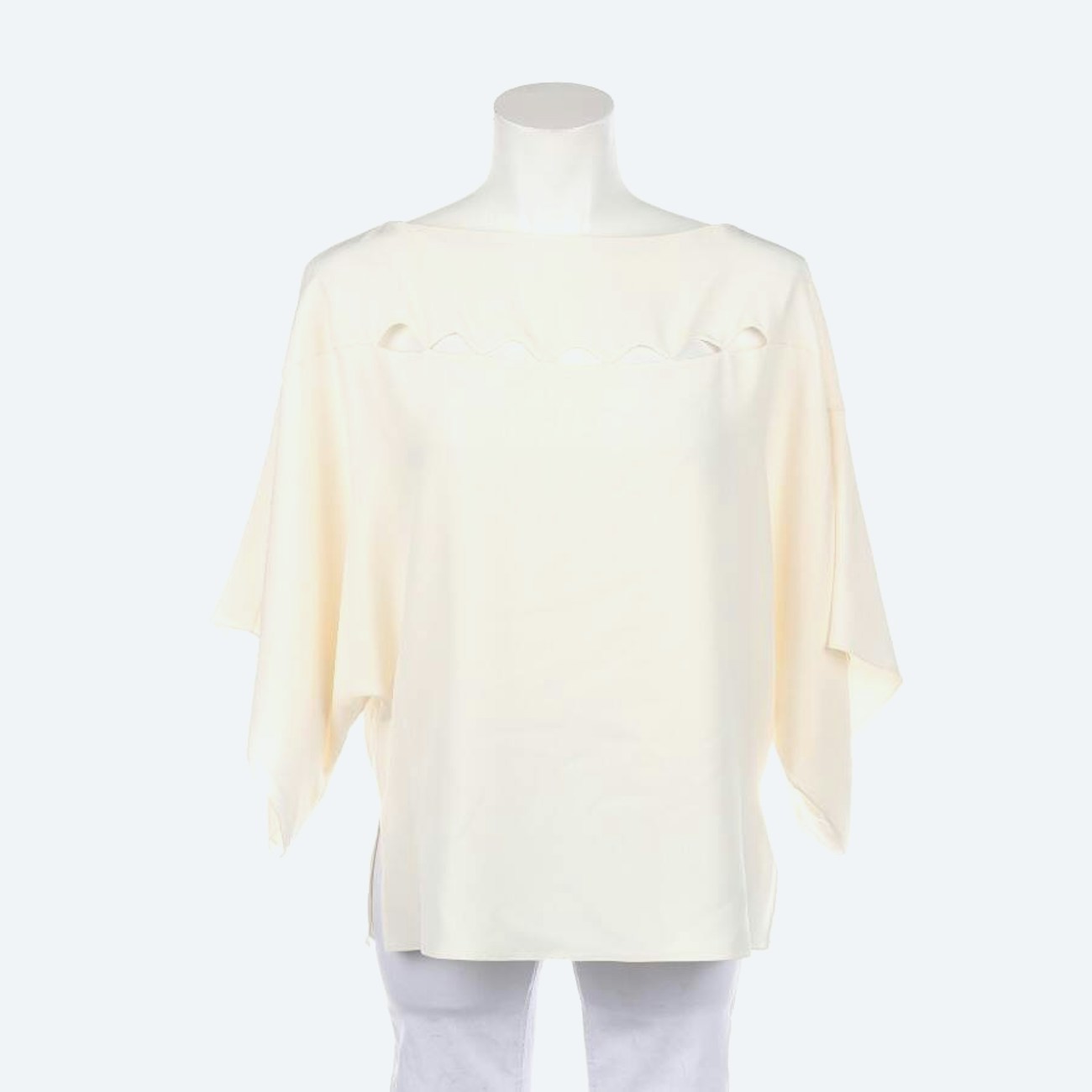Image 1 of Shirt Blouse M Ivory in color White | Vite EnVogue