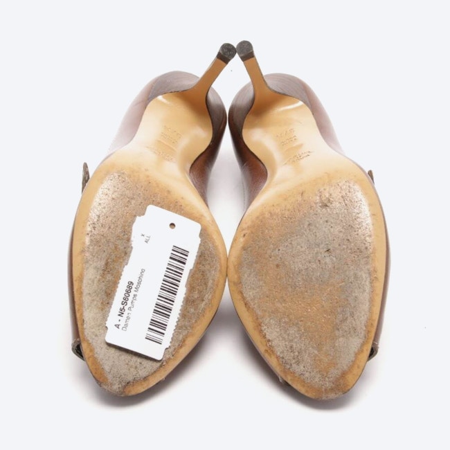 Image 4 of Peep Toes EUR 37.5 Brown in color Brown | Vite EnVogue