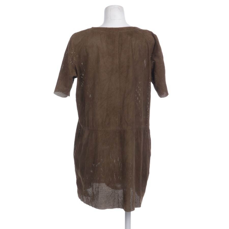 Image 2 of Leather Dress 38 Brown in color Brown | Vite EnVogue