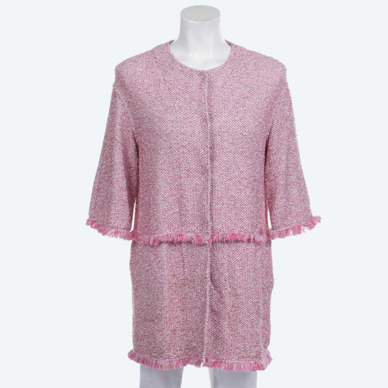 Image 1 of Linen Coat 34 Pink in color Pink | Vite EnVogue