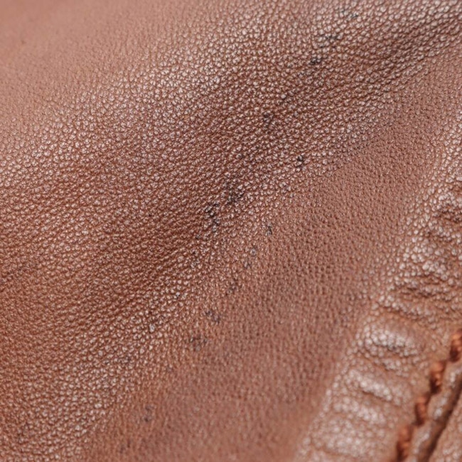 Image 6 of Leather Jacket L Brown in color Brown | Vite EnVogue