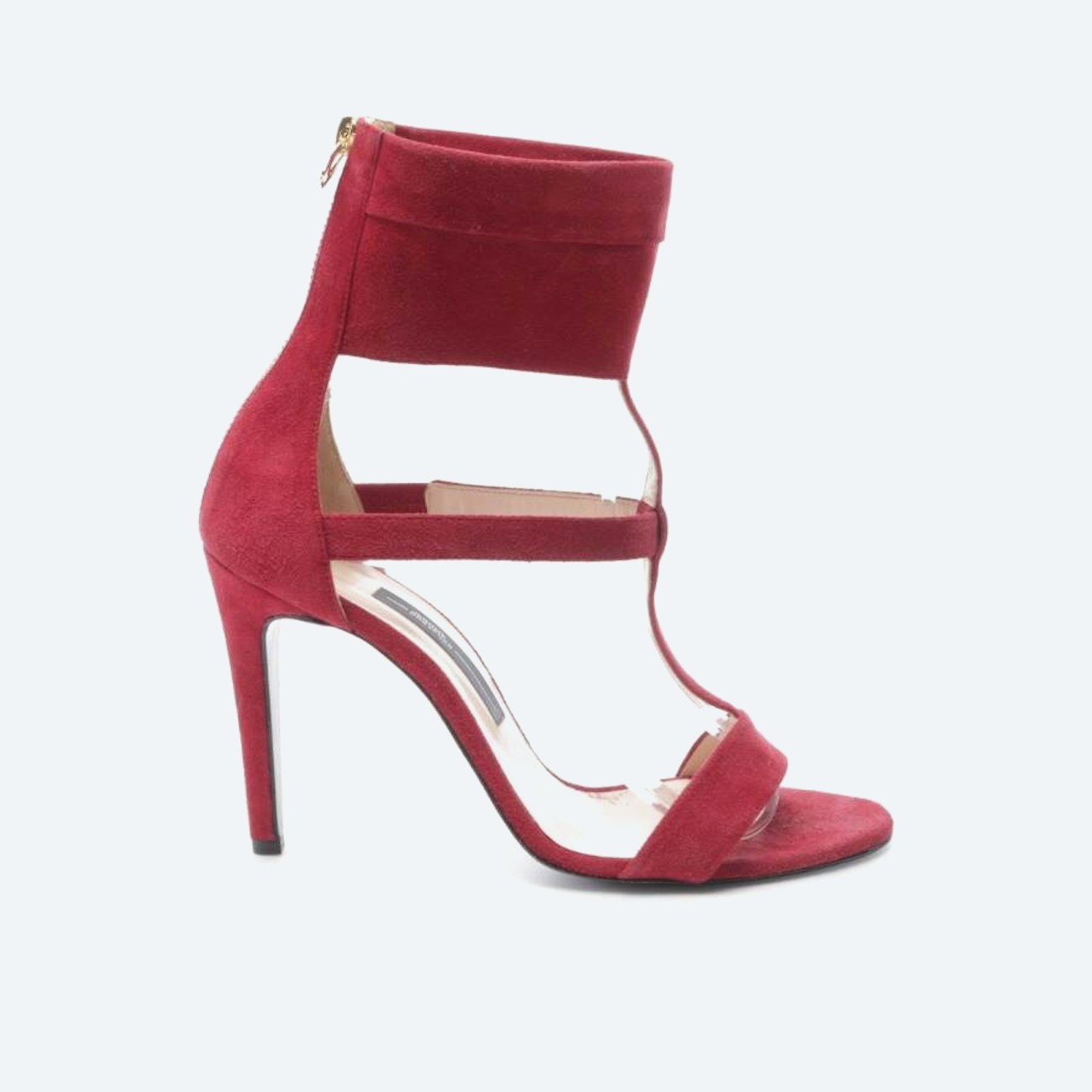 Image 1 of Heeled Sandals EUR 39 Dark red in color Red | Vite EnVogue