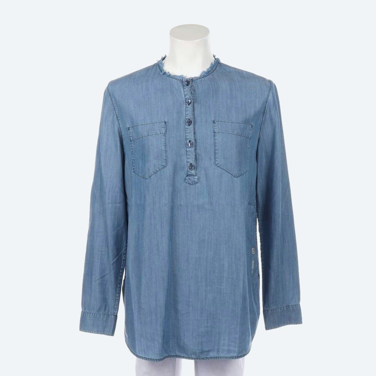 Image 1 of Shirt Blouse S Steelblue in color Blue | Vite EnVogue