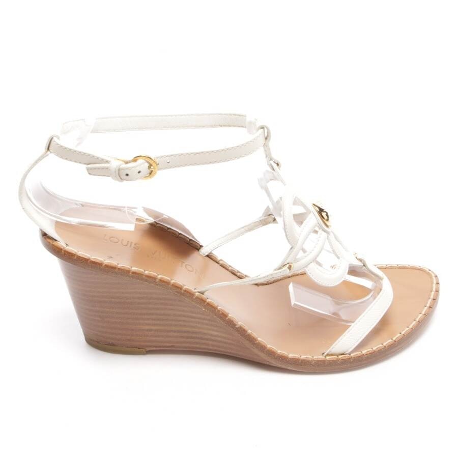 Image 1 of Wedges EUR 40.5 White in color White | Vite EnVogue
