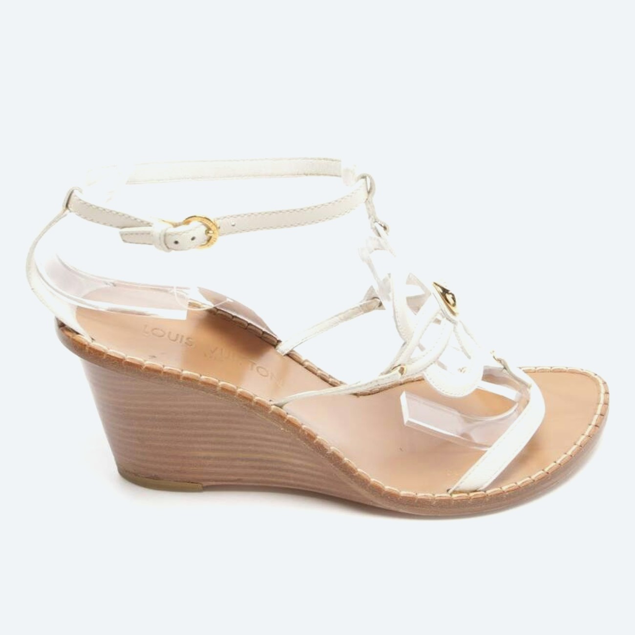 Image 1 of Wedges EUR 40.5 White in color White | Vite EnVogue