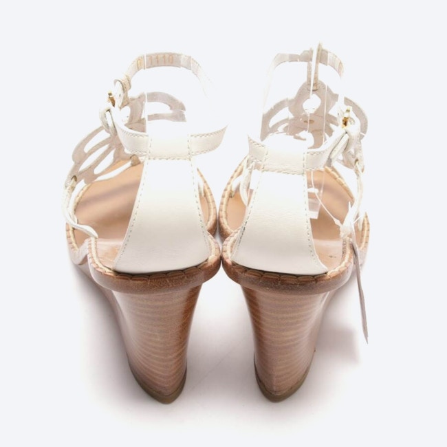 Image 3 of Wedges EUR 40.5 White in color White | Vite EnVogue