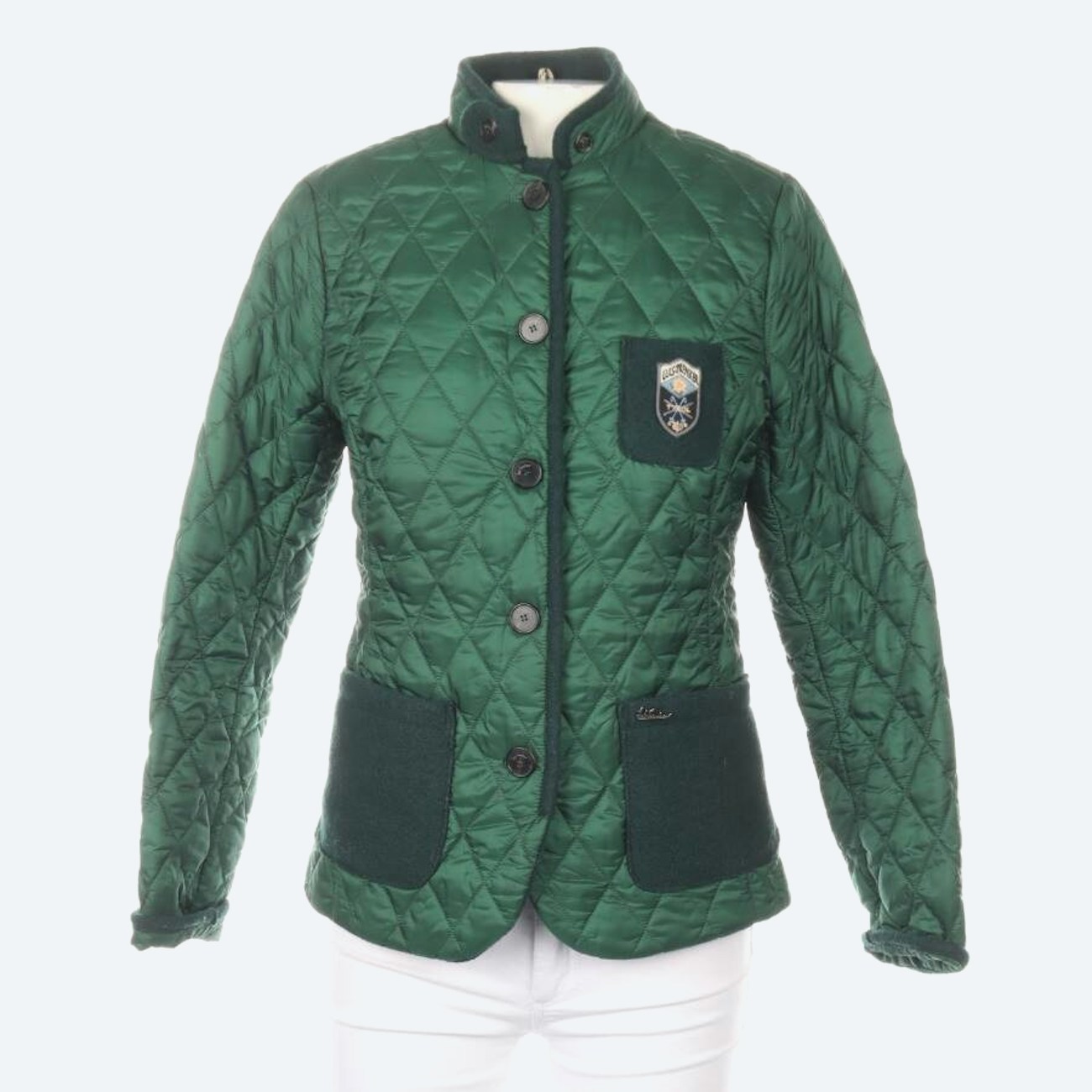 Image 1 of Between-seasons Jacket 38 Green in color Green | Vite EnVogue