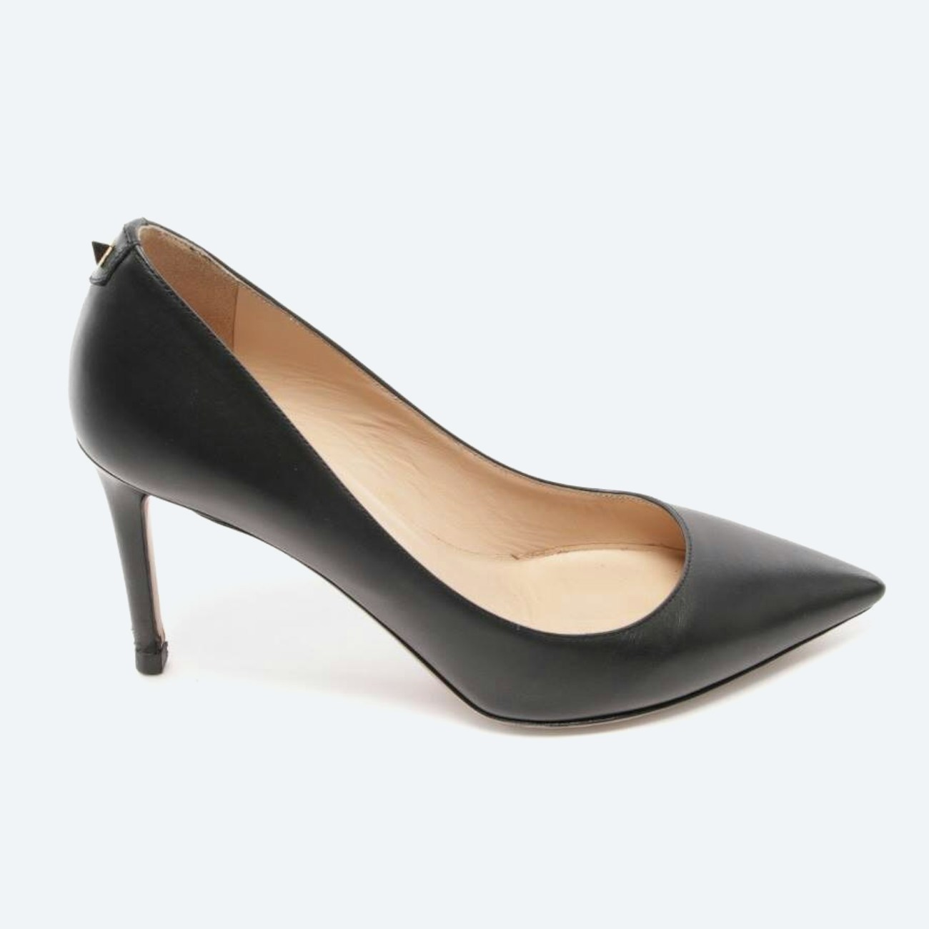 Image 1 of Rockstud High Heels EUR 38.5 Black in color Black | Vite EnVogue