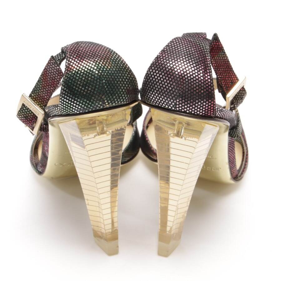 Image 3 of Heeled Sandals EUR 40 Multicolored in color Multicolored | Vite EnVogue