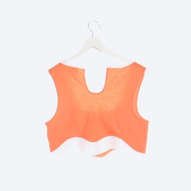 Image 2 of Linen Top S Orange in color Orange | Vite EnVogue