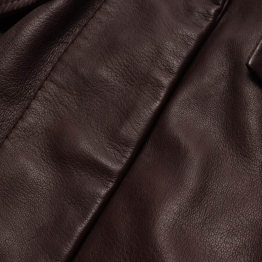 Image 4 of LeatherJacket 38 Dark brown in color Brown | Vite EnVogue