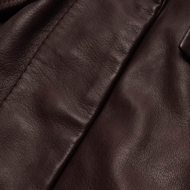 Image 4 of LeatherJacket 38 Dark brown in color Brown | Vite EnVogue