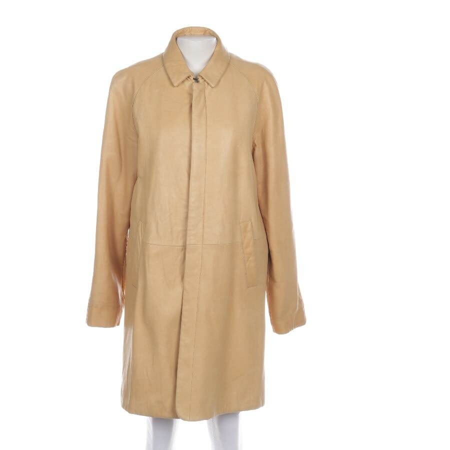 Image 1 of Leather Coat 48 Tan in color Brown | Vite EnVogue