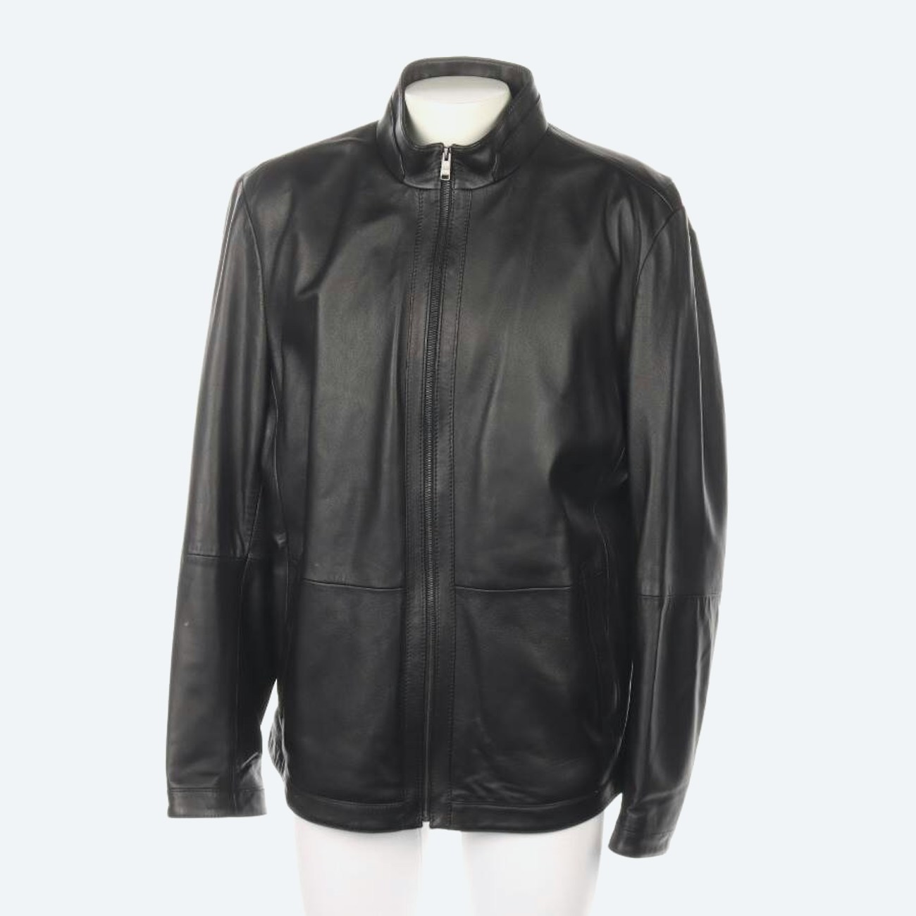 Image 1 of Leather Jacket 58 Black in color Black | Vite EnVogue