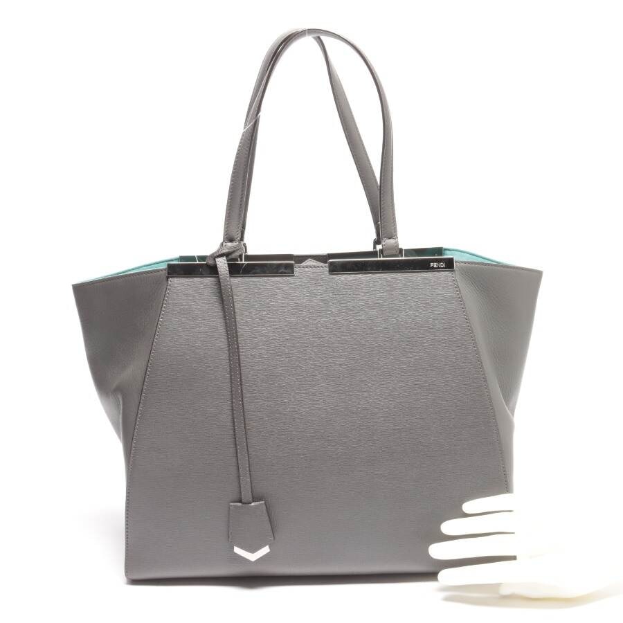 Image 4 of 2Jours medium Handbag Gray in color Gray | Vite EnVogue