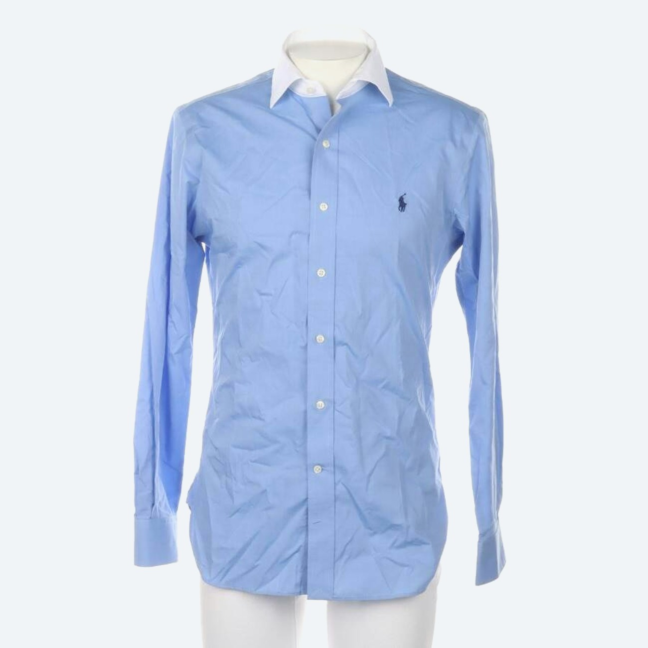 Image 1 of Shirt 39 Blue in color Blue | Vite EnVogue