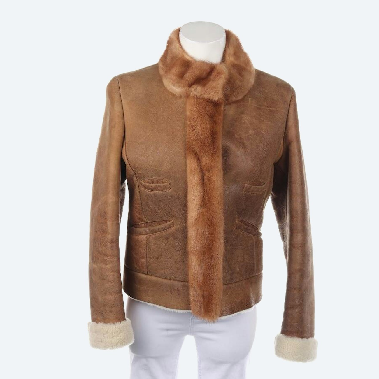 Image 1 of Sheepskin Jacket 38 Brown in color Brown | Vite EnVogue