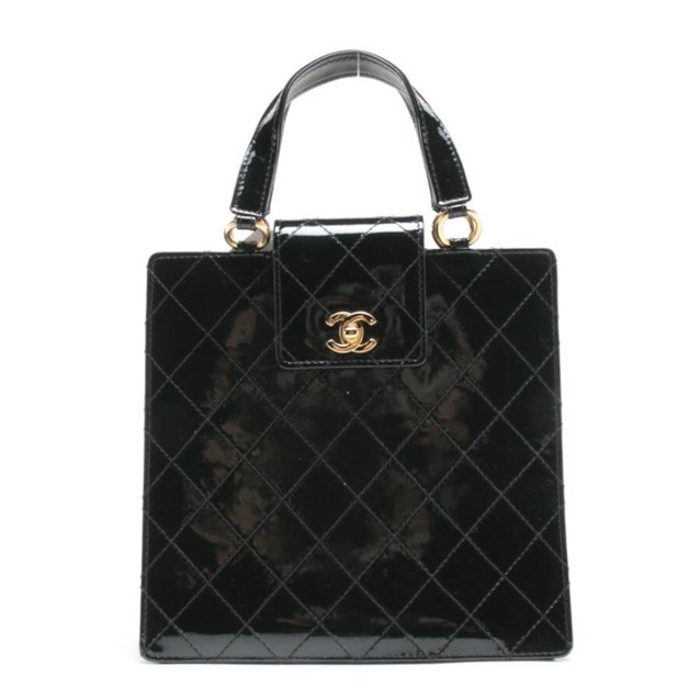 Image 1 of Vernis Handle Bag Handbag Black | Vite EnVogue