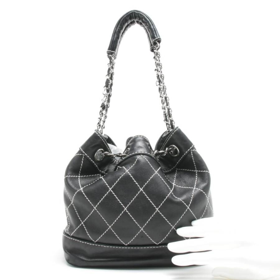 Image 4 of Bucket Bag Handbag Black in color Black | Vite EnVogue