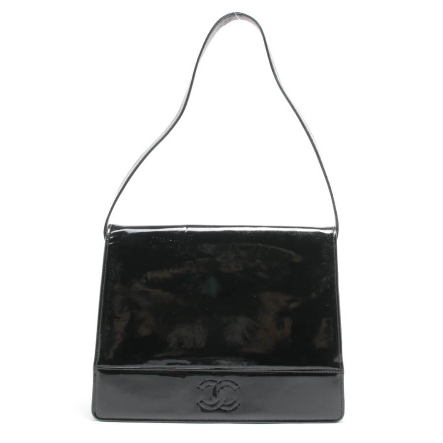 Image 1 of Vernis Messenger Flap Shoulder Bag Black in color Black | Vite EnVogue