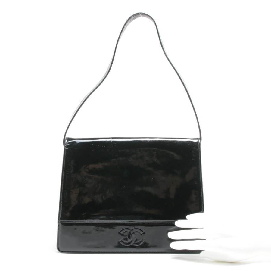 Image 4 of Vernis Messenger Flap Shoulder Bag Black in color Black | Vite EnVogue