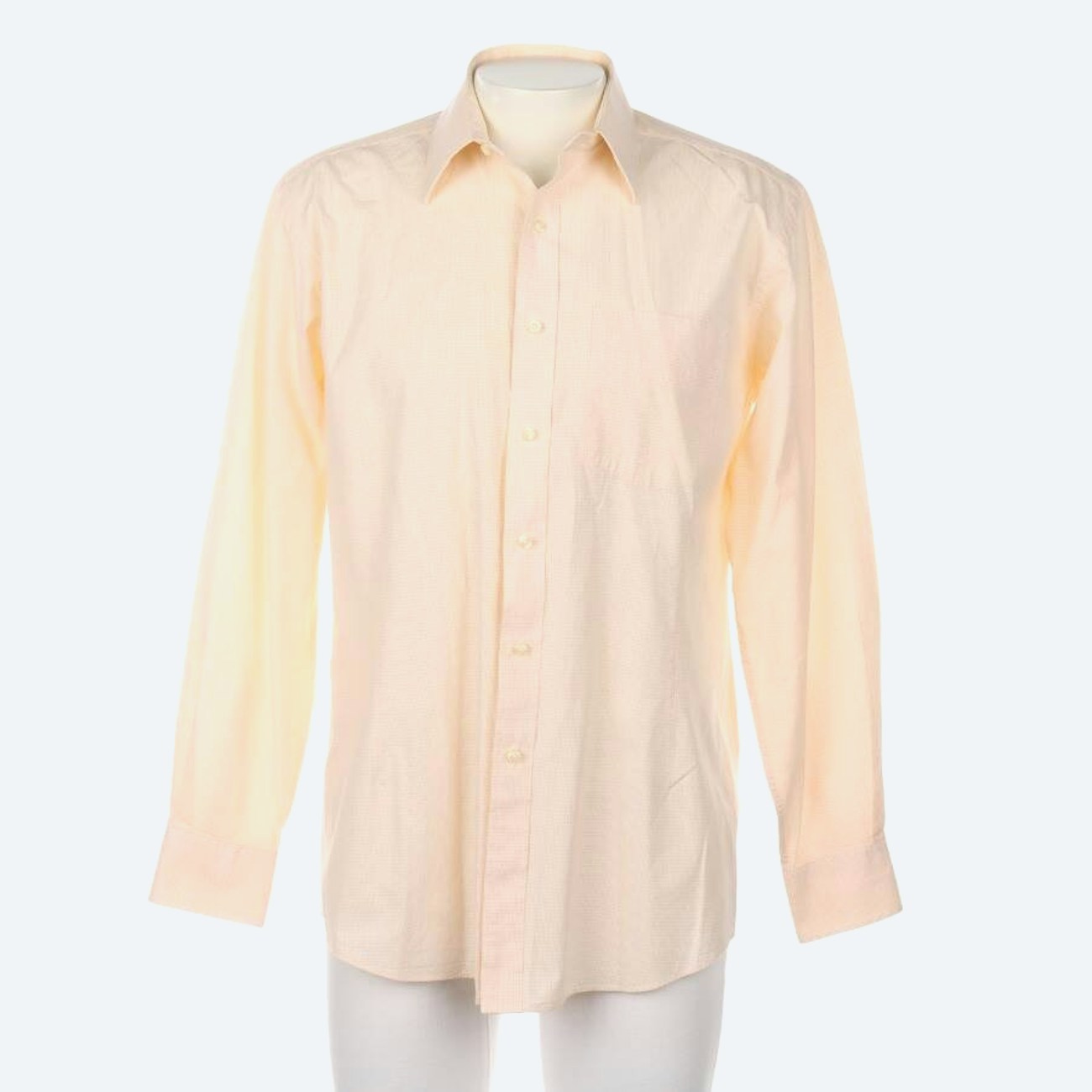 Image 1 of Casual Shirt M Pastel yellow in color Yellow | Vite EnVogue