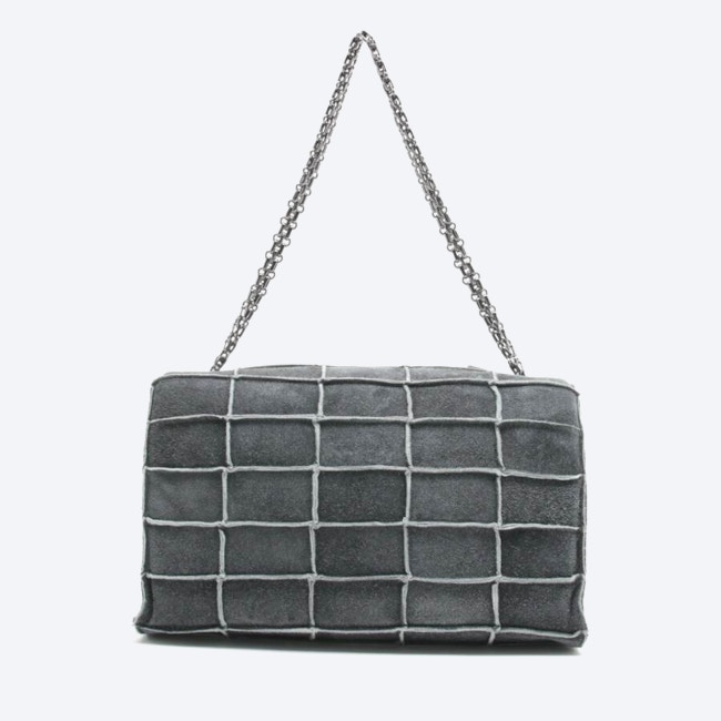Image 2 of Timeless Stoff Blue Shoulder Bag Darkgray in color Gray | Vite EnVogue