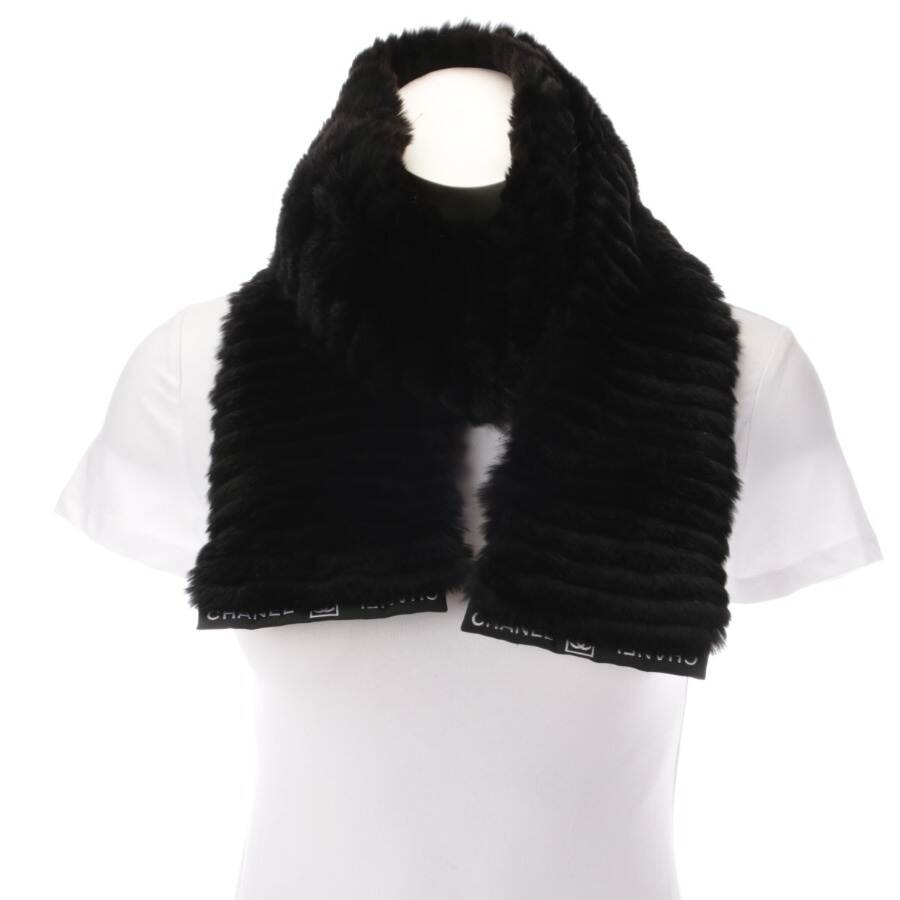 Image 1 of Fur Shawl Black in color Black | Vite EnVogue