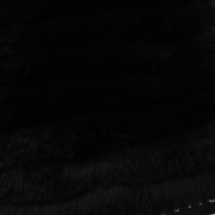 Image 2 of Fur Shawl Black in color Black | Vite EnVogue
