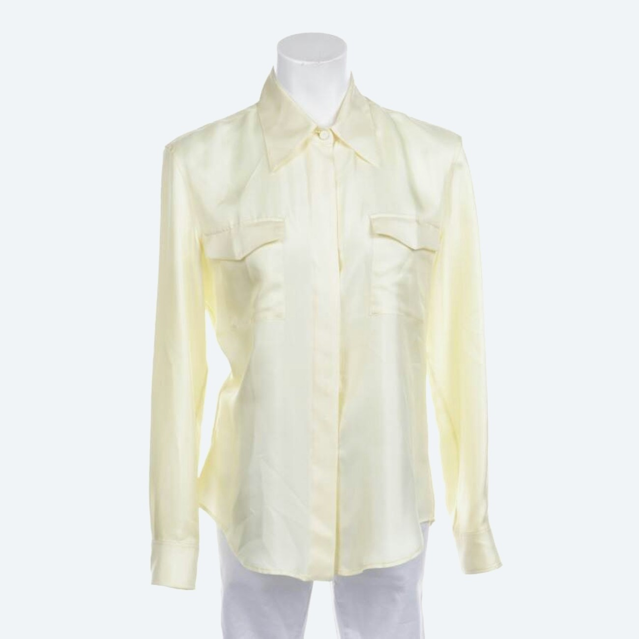 Image 1 of Silk Shirt 38 Yellow in color Yellow | Vite EnVogue