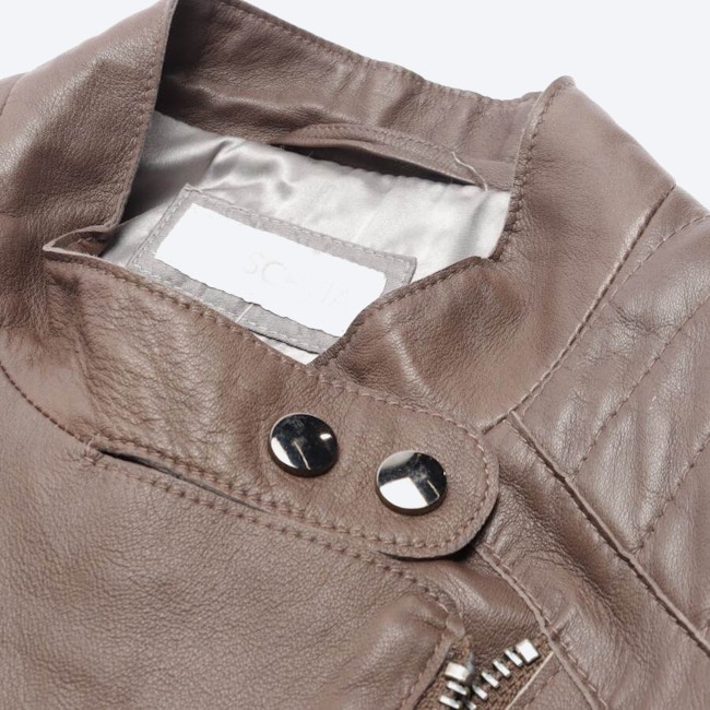 Image 3 of LeatherJacket 40 Dark brown in color Brown | Vite EnVogue