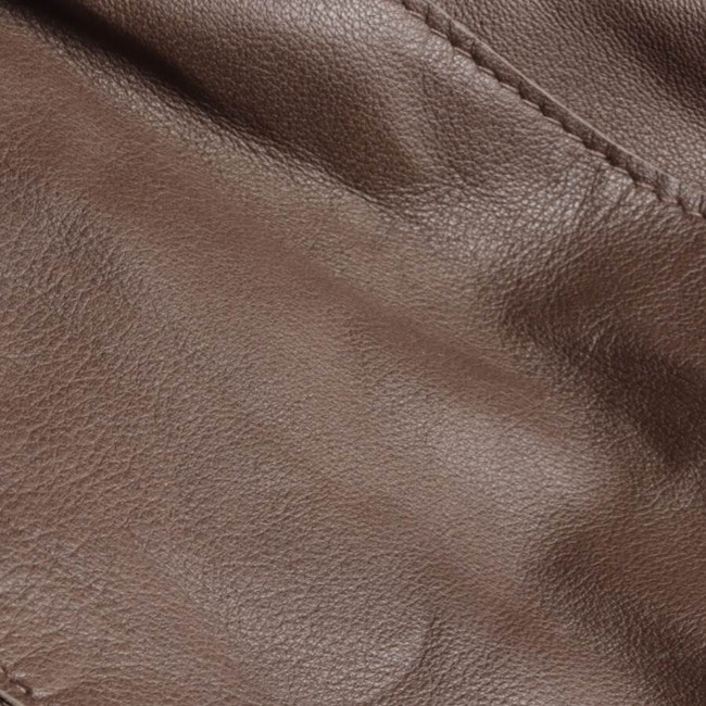 Image 4 of LeatherJacket 40 Dark brown in color Brown | Vite EnVogue