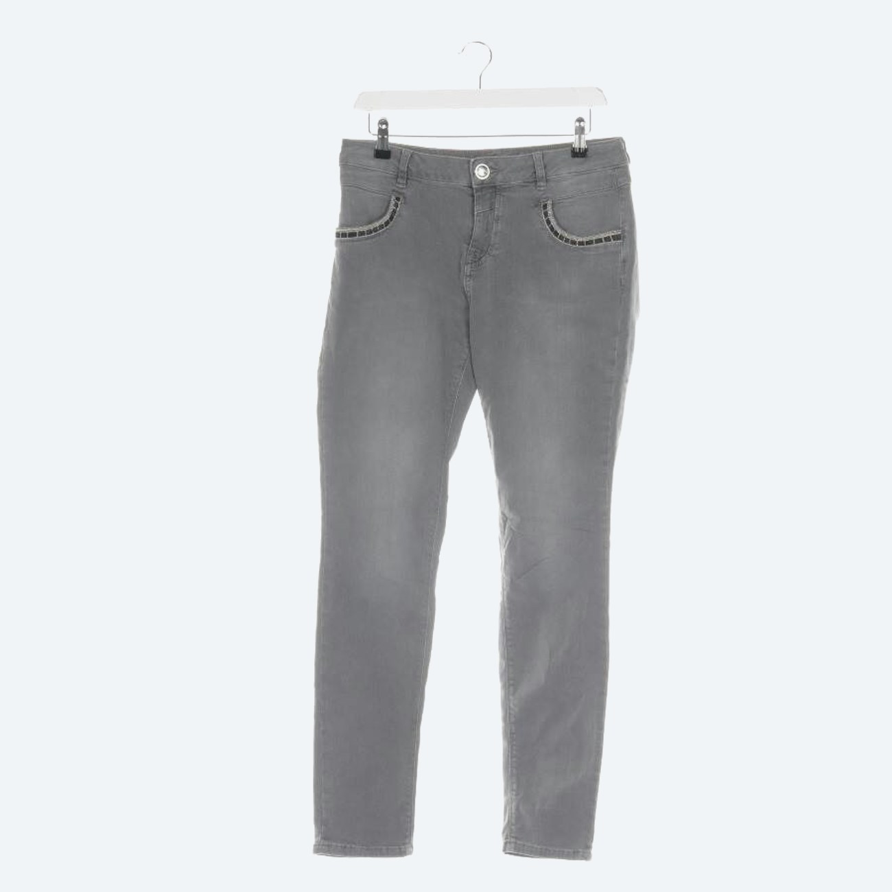 Image 1 of Jeans Straight Fit W28 Gray in color Gray | Vite EnVogue