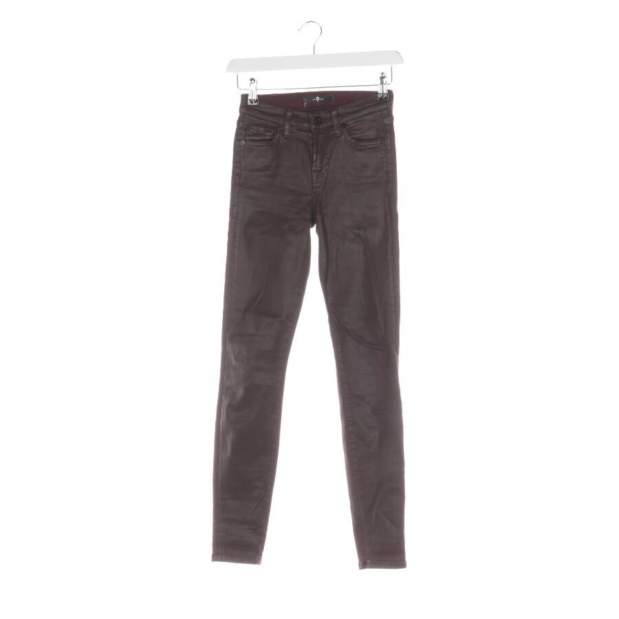Image 1 of Jeans Skinny W24 Bordeaux in color Red | Vite EnVogue