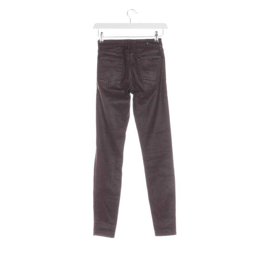 Image 2 of Jeans Skinny W24 Bordeaux in color Red | Vite EnVogue