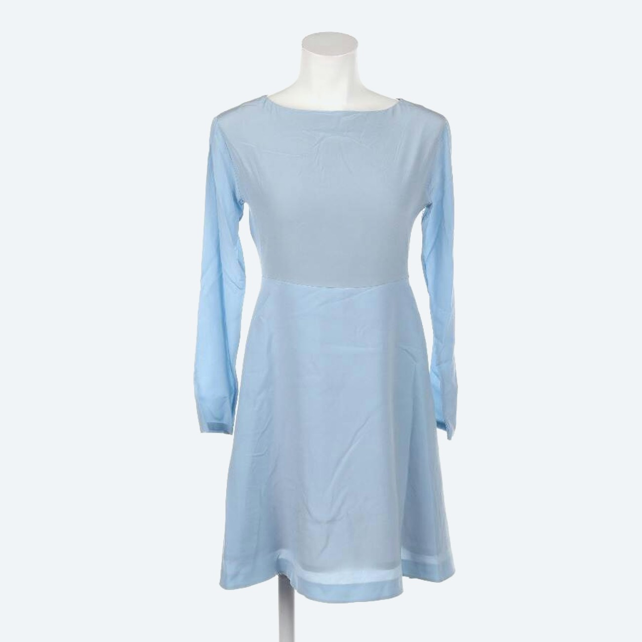 Image 1 of Silk Dress 34 Light Blue in color Blue | Vite EnVogue
