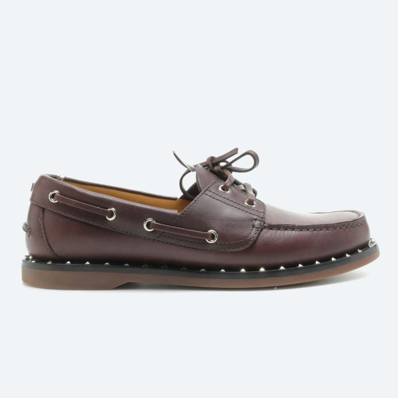 Image 1 of Rockstud Loafers EUR 43 Dark brown in color Brown | Vite EnVogue