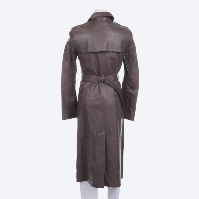 Image 2 of Leather Coat 34 Brown in color Brown | Vite EnVogue
