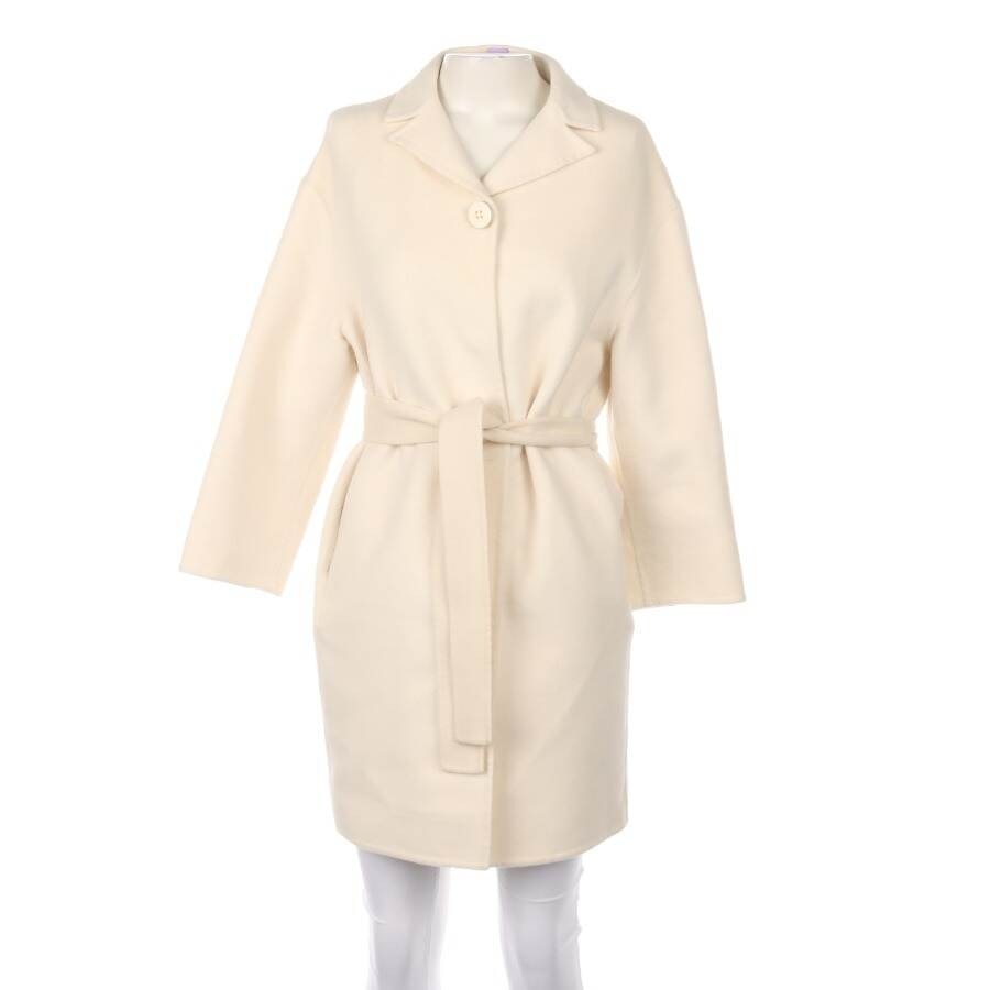 Image 1 of Between-seasons Coat 32 Ivory in color White | Vite EnVogue