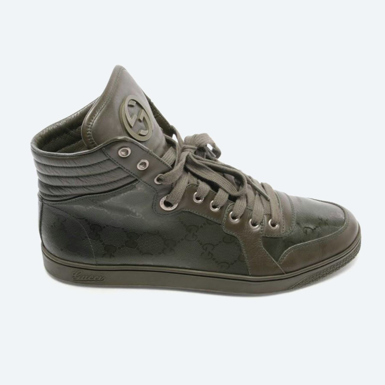 Image 1 of High-Top Sneakers EUR 43 Dark Green in color Green | Vite EnVogue