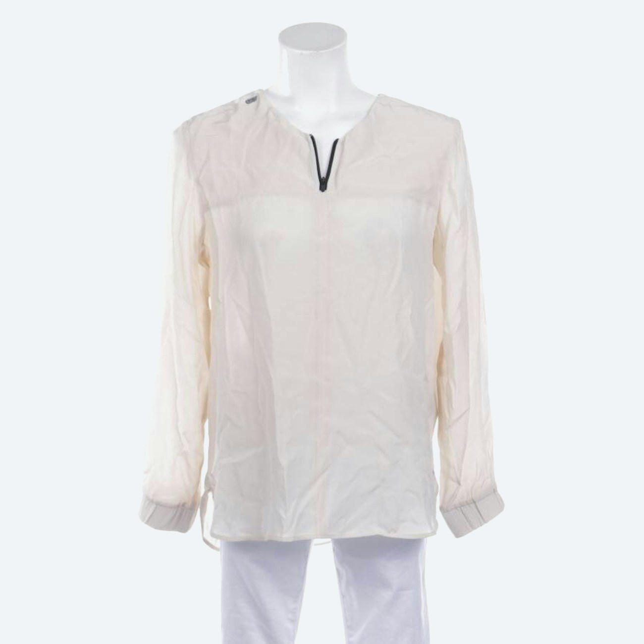 Image 1 of Shirt Blouse S Beige in color White | Vite EnVogue