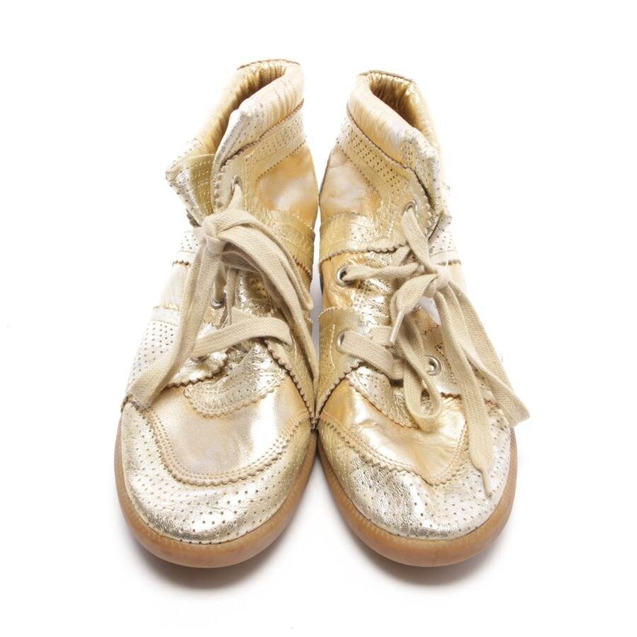 Image 2 of High-Top Sneakers EUR 40 Gold in color Metallic | Vite EnVogue