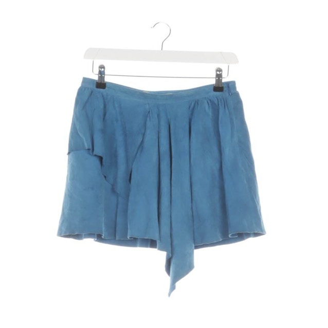 Image 1 of Leather Skirt S Blue | Vite EnVogue