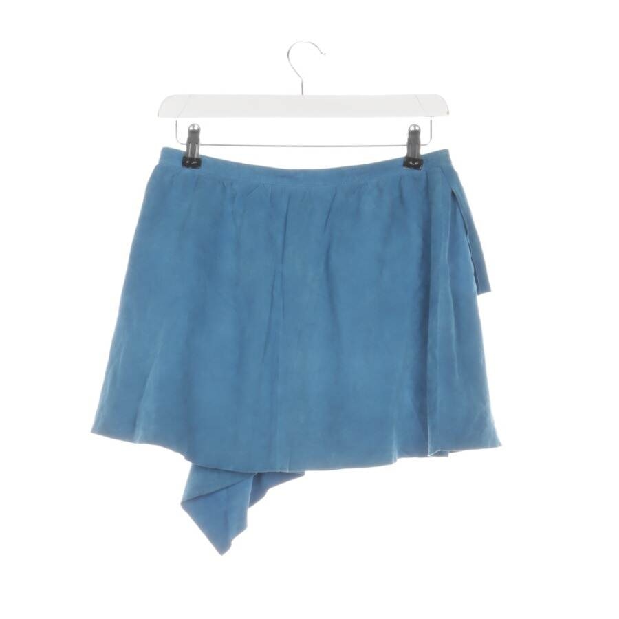 Image 2 of Leather Skirt S Blue in color Blue | Vite EnVogue