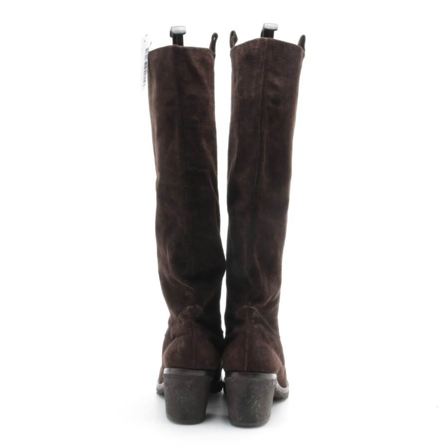 Image 3 of Boots EUR 40.5 Brown in color Brown | Vite EnVogue