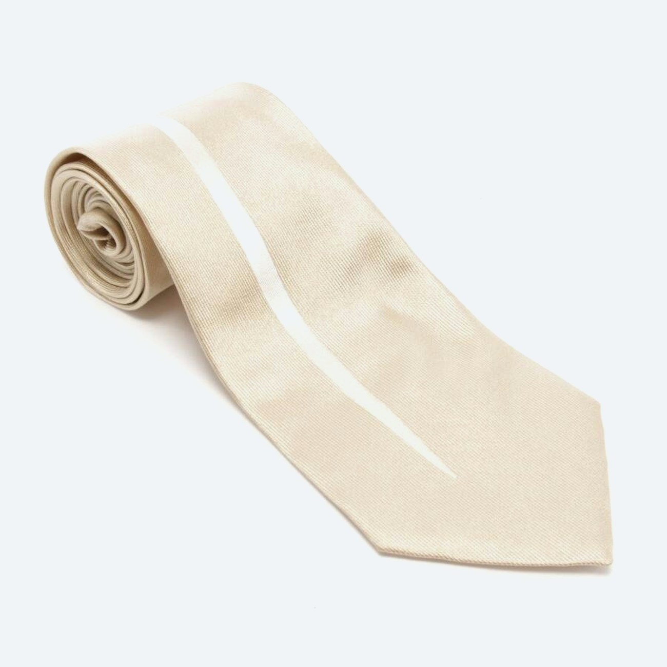 Image 1 of Silk Tie Beige in color White | Vite EnVogue