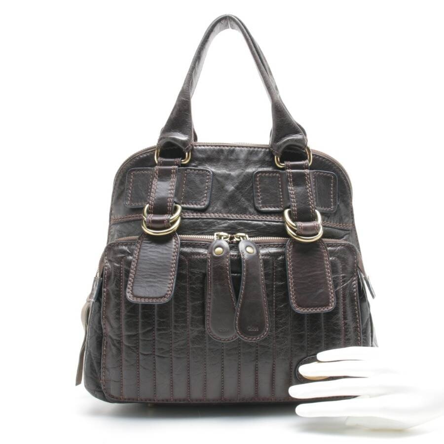 Image 4 of Handbag Dark brown in color Brown | Vite EnVogue