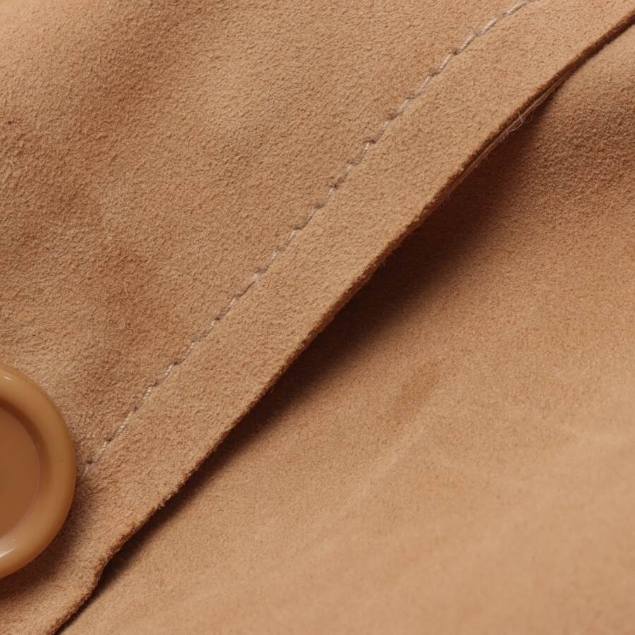 Image 4 of Leather Coat 36 Camel in color Brown | Vite EnVogue