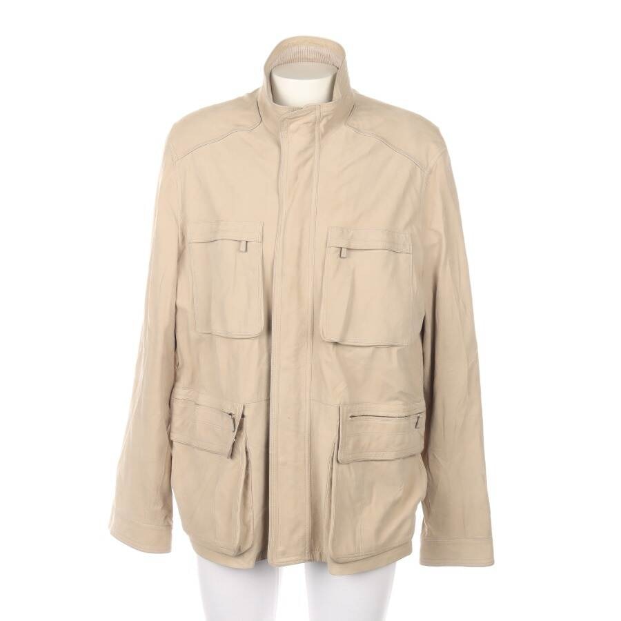 Image 1 of Leather Jacket 60 Beige in color White | Vite EnVogue